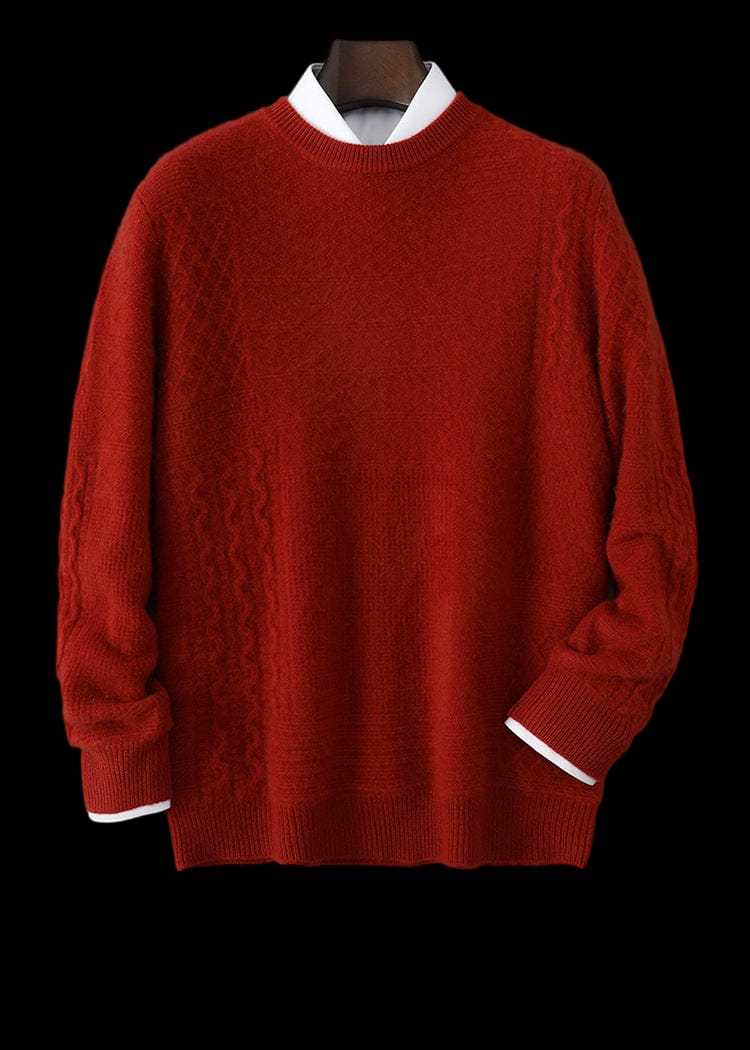 Patterned Wool Jumper