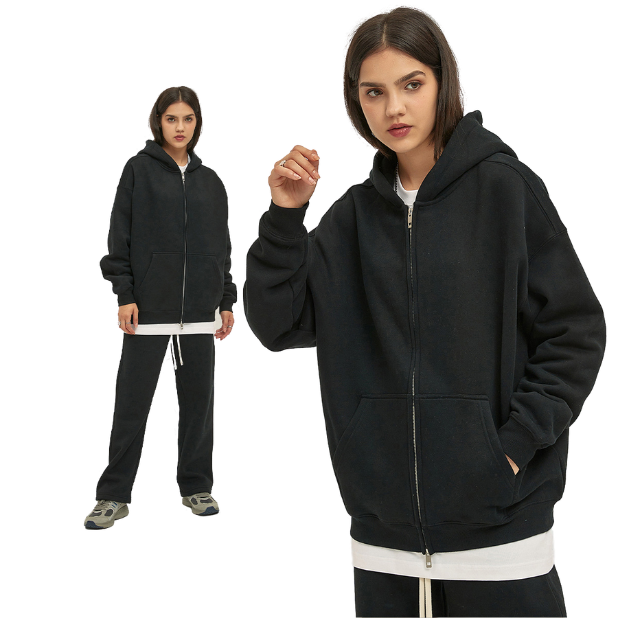 Fleece Zip-Up Hoodie