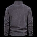 Polar Quarter-Zip Dark Grey back