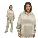 BLEACHED FLEECE HOODIE