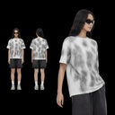 SPRAY DYE DISTRESSED TEE