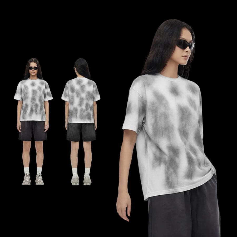 SPRAY DYE DISTRESSED TEE