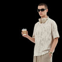 THE CRACKED JACQUARD DYE TEE