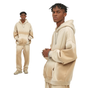 BLEACHED FLEECE HOODIE