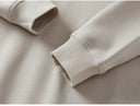 Fleece-Lined Crewneck, ribbed cuff