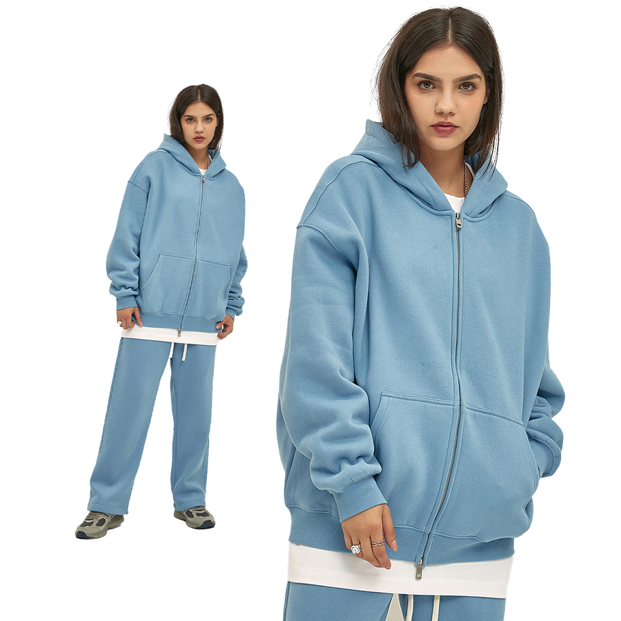 Fleece Zip-Up Hoodie