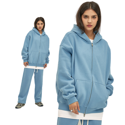 Fleece Zip-Up Hoodie