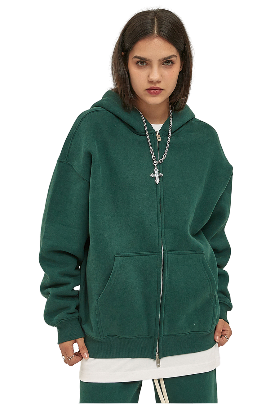 Fleece Zip-Up Hoodie