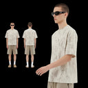 THE CRACKED JACQUARD DYE TEE