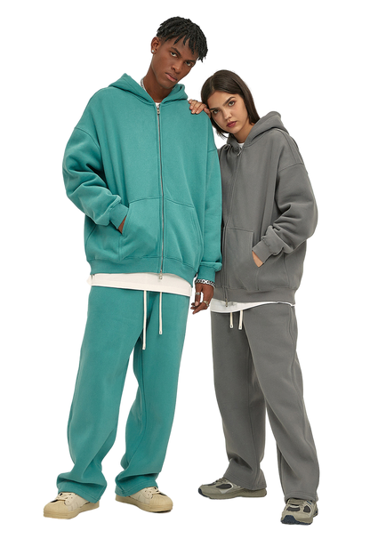 Fleece Zip-Up Hoodie