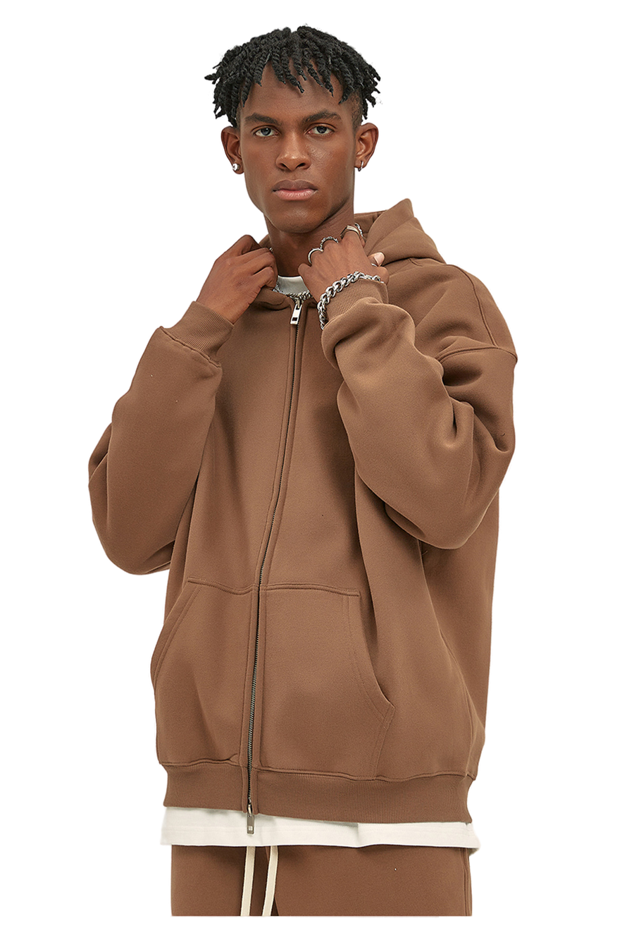 Fleece Zip-Up Hoodie