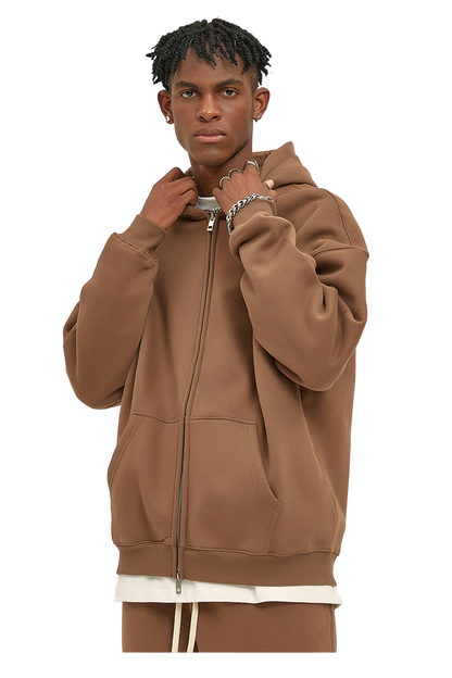 Fleece Zip-Up Hoodie