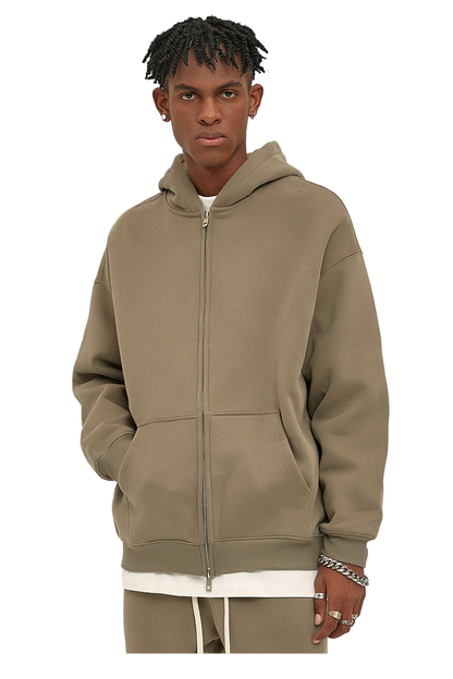 Fleece Zip-Up Hoodie