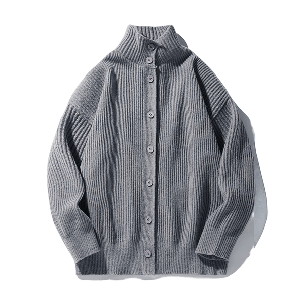 HERITAGE ROLL-NECK CARDIGAN