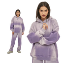 BLEACHED FLEECE HOODIE