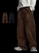 Spliced workwear pants