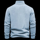 Polar Quarter-Zip Light Blue back