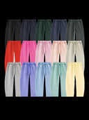 Washed fleece sweatpants