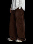 Spliced workwear pants