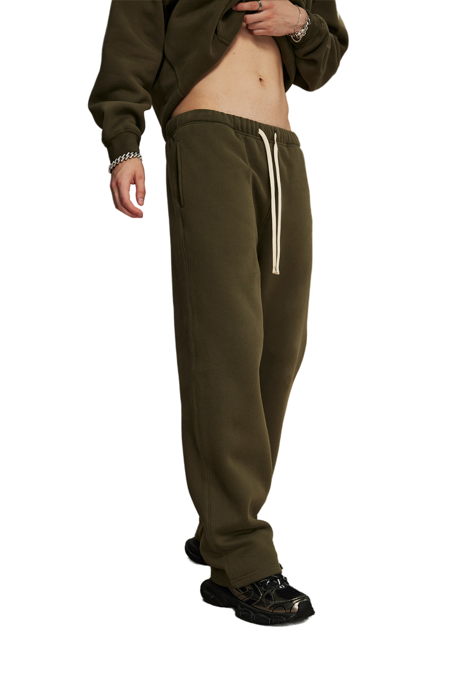 Colorblock Fleece Sweatpants