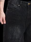 Faded black jeans