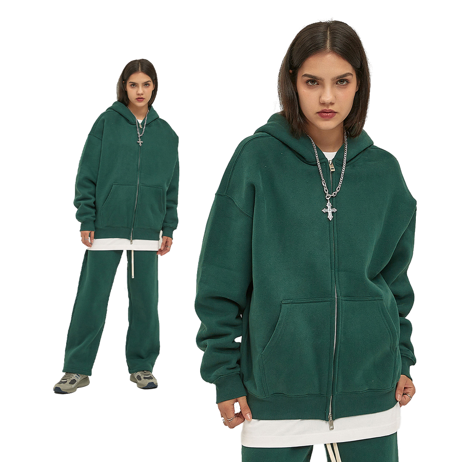 Fleece Zip-Up Hoodie