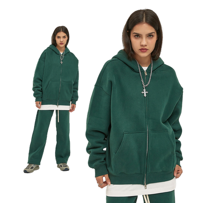 Fleece Zip-Up Hoodie