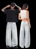 Heavyweight light wash jeans