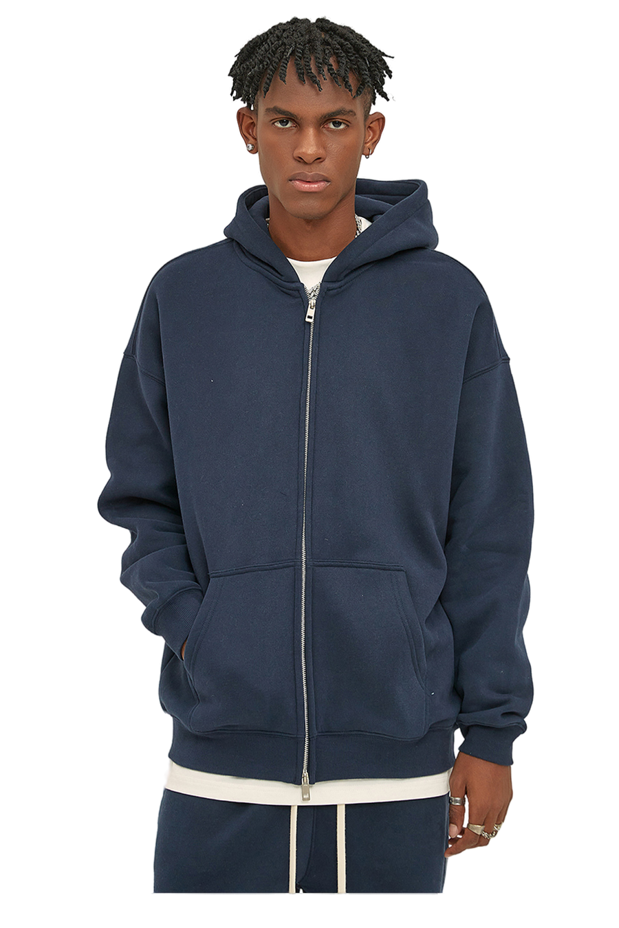 Fleece Zip-Up Hoodie