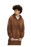 DUST TREATMENT ZIP-UP HOODIE