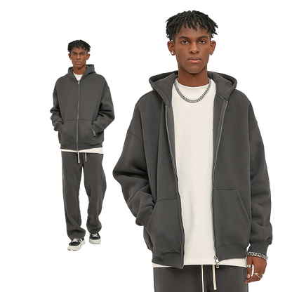 Fleece Zip-Up Hoodie