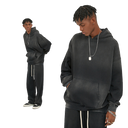 BLEACHED FLEECE HOODIE