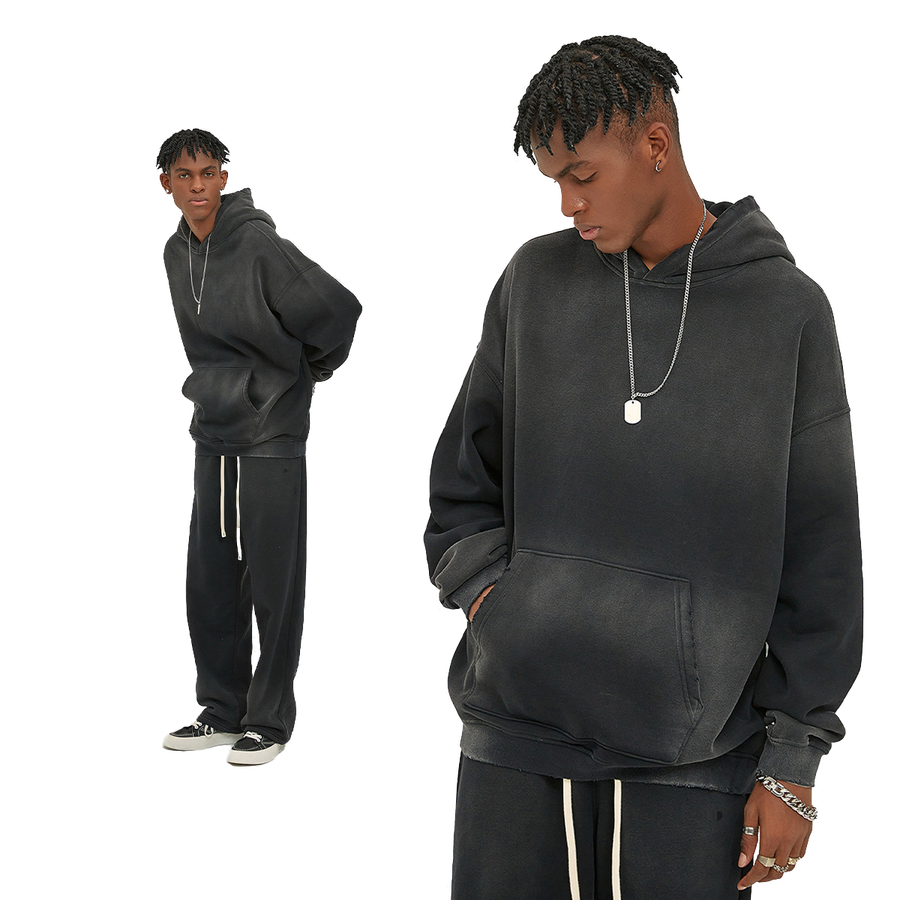 Bleached Fleece Hoodie