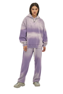 BLEACHED FLEECE HOODIE