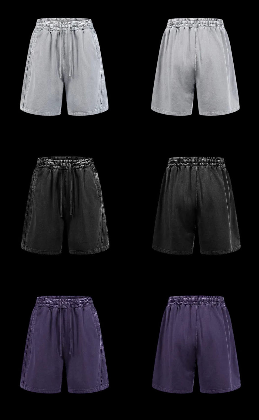 WASHED TERRY SHORTS