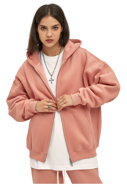 Fleece Zip-Up Hoodie