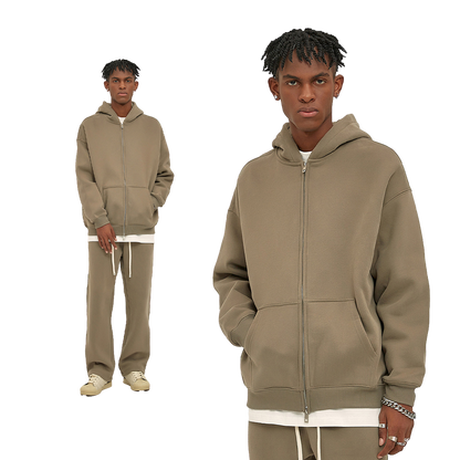 Fleece Zip-Up Hoodie