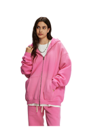 DUST TREATMENT ZIP-UP HOODIE