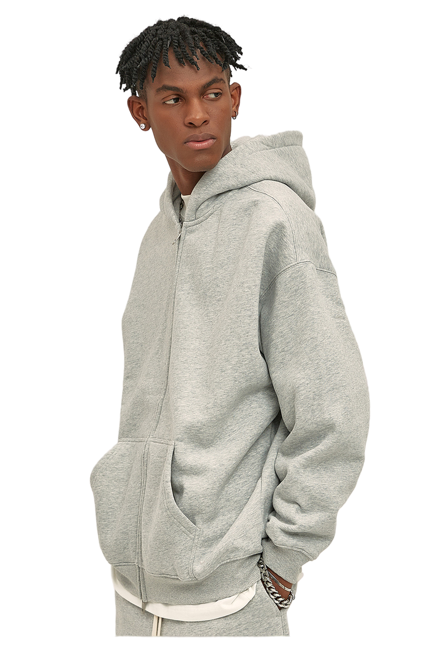 Fleece Zip-Up Hoodie