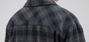 Brushed Flannel Shirt Navy, back yoke