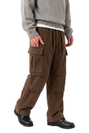 CORDUROY PANTS Brown (side)