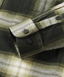 Cotton Flannel Shirt cuff detail