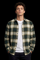 COTTON FLANNEL SHIRT Green
