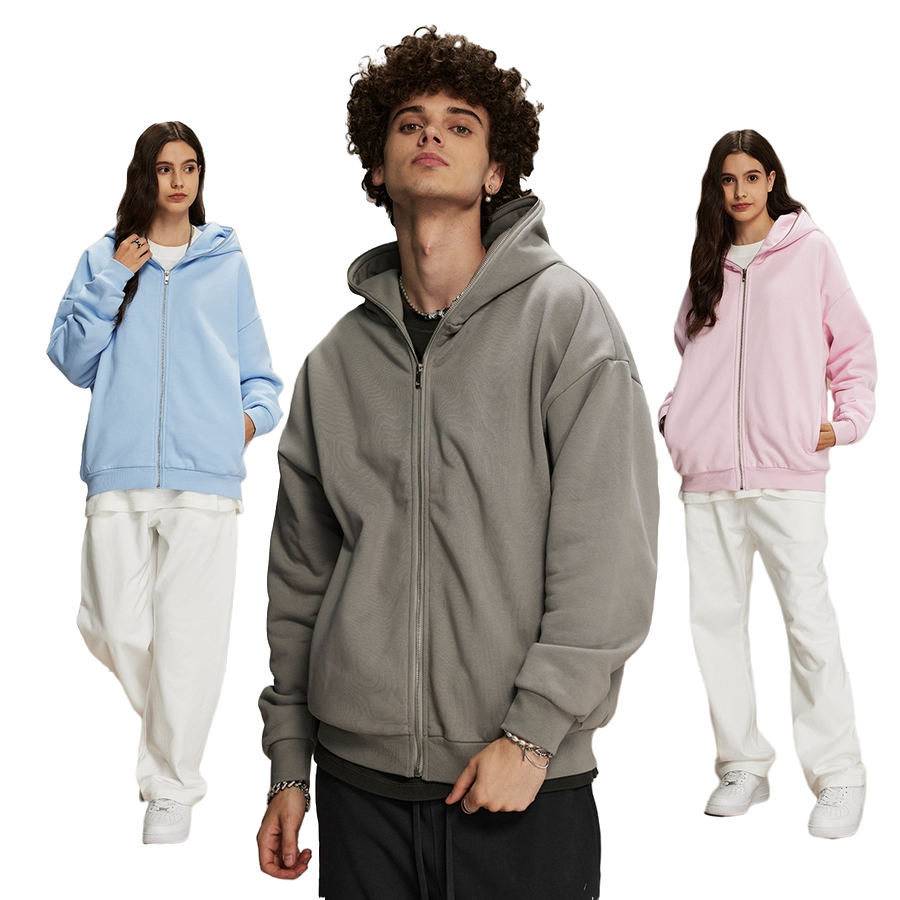 PASTEL FULL-ZIP HOODIE