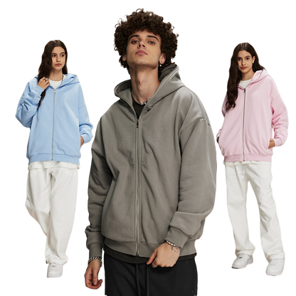 PASTEL FULL-ZIP HOODIE