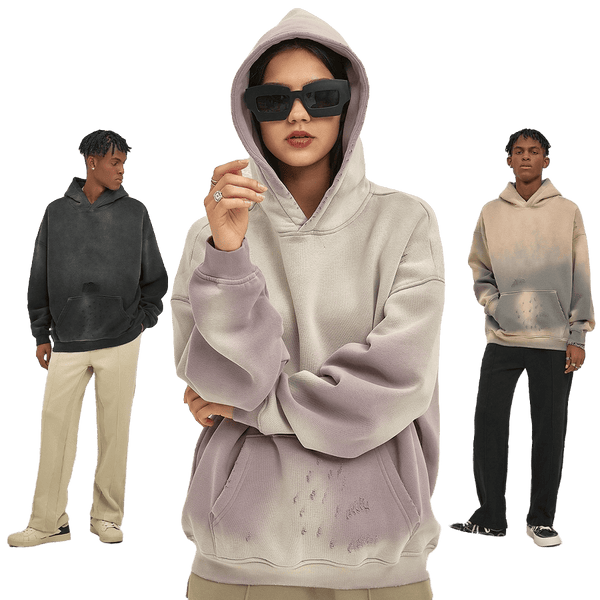 DISTRESSED HOODIE