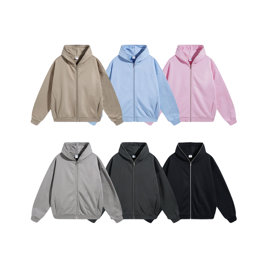 PASTEL FULL-ZIP HOODIE