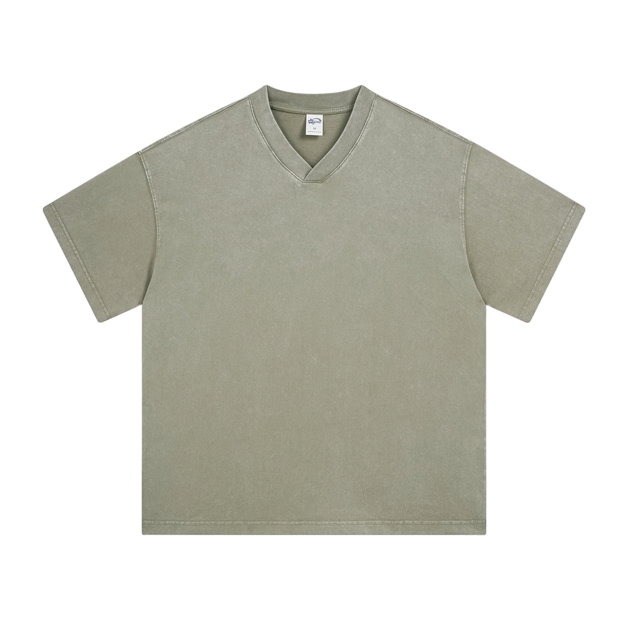 V-NECK RETRO TEE
