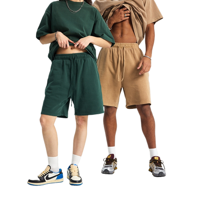 FLEECE BLEACHED SHORTS