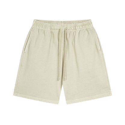 FLEECE BLEACHED SHORTS